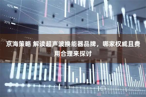 京海策略 解读超声波换能器品牌，哪家权威且费用合理来探讨